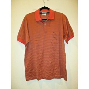 Sophy Curson Striped Short Sleeve Collared Polo Shirt Mens Large